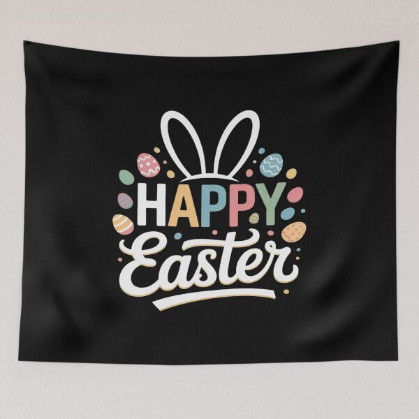 Item preview, Happy Easter Bunny Ear Rabbit Egg Hunting designed and sold by duolastgend.