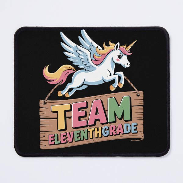 Item preview, Team 11th Grade Teacher Student First Day Unicorn designed and sold by duolastgend.