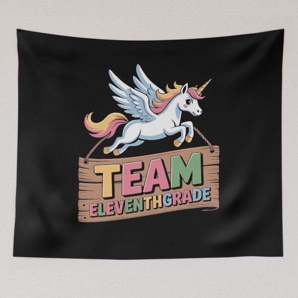 Item preview, Team 11th Grade Teacher Student First Day Unicorn designed and sold by duolastgend.