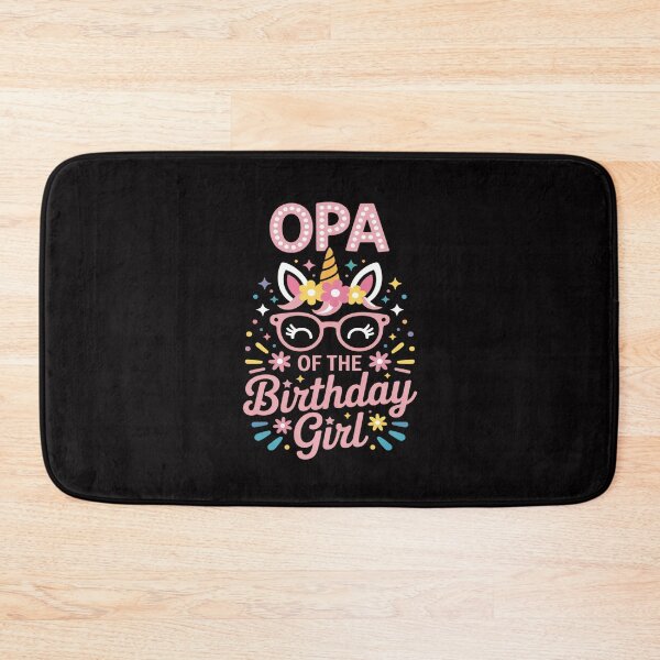 Item preview, Opa Of The Birthday Girl Flower Unicorn Mothers Day designed and sold by tlallimicrichi.