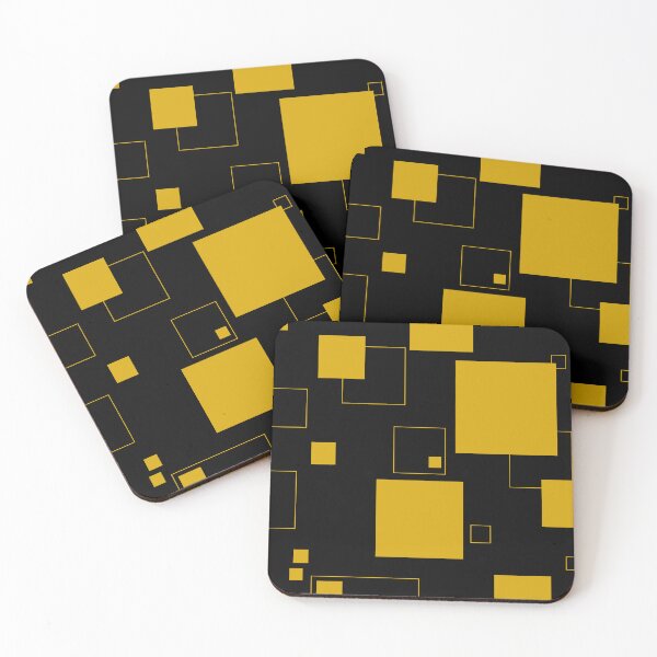 Item preview, Square pattern | Yellow squares | Yellow stripes | Dynamic background designed and sold by dfly-creations.