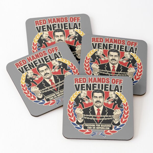 Item preview, Red Hands Off Venezuela – Anti-Imperialist Protest Art designed and sold by tarzbol.