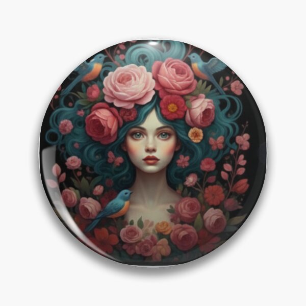 Item preview, Enchanted Bloom: Floral Fantasy Portraits designed and sold by LuminaLoom Legacy.