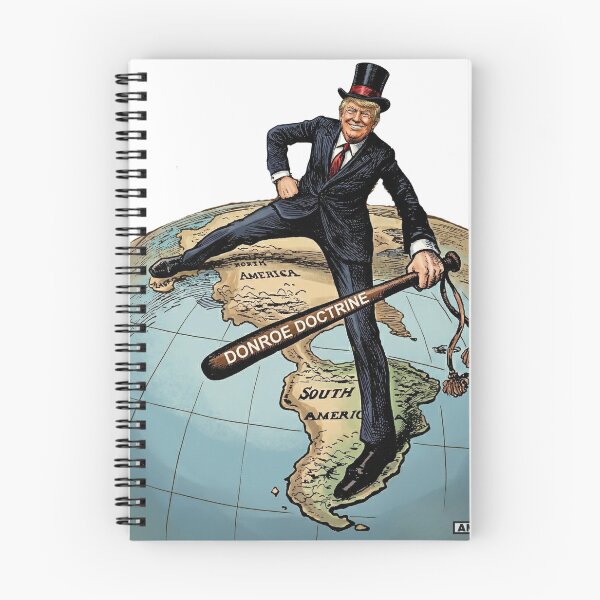 Item preview, Donroe Doctrine Political Cartoon designed and sold by amuseXpress.