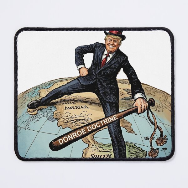 Item preview, Donroe Doctrine Political Cartoon designed and sold by amuseXpress.