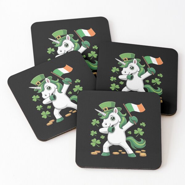 Item preview, St Patrick's Day Unicorn Dabbing Irish Flagj designed and sold by duolastgend.