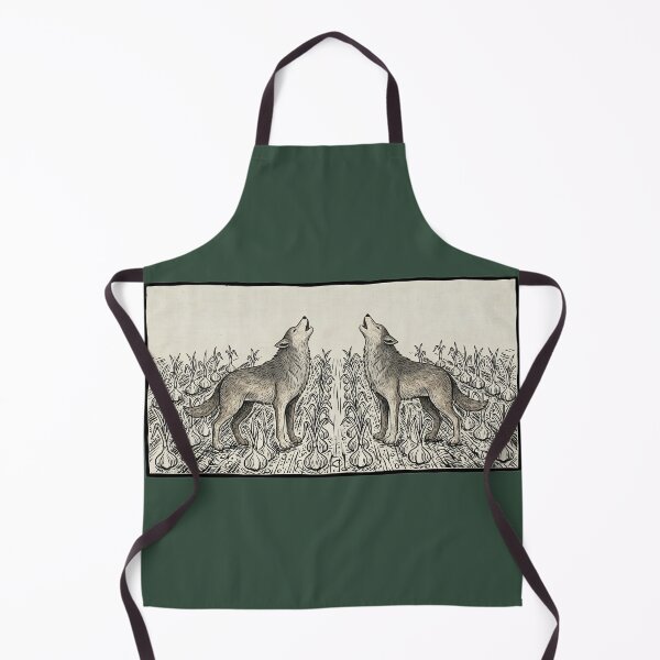 Item preview, Garlic field, two wolves designed and sold by Je Suis À Moitié Plein.