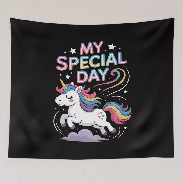 Item preview, My Special Day, Farting Unicorn Birthdday designed and sold by tlallimicrichi.