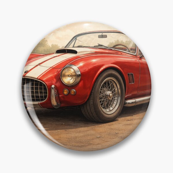 Item preview,  Auto Vintage Racing Illustration - Open Top Classic Speedster Car Art designed and sold by CzipipitoStudio.