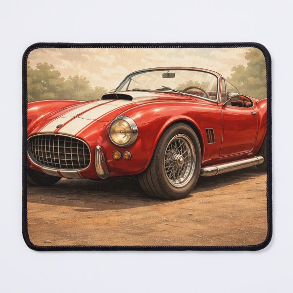 Item preview, Auto Vintage Racing Illustration - Open Top Classic Speedster Car Art designed and sold by CzipipitoStudio.