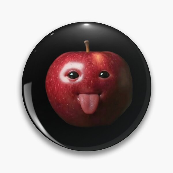 Item preview, AI Apple Tongue Out Brainrot Funny designed and sold by VividPrintsArt.