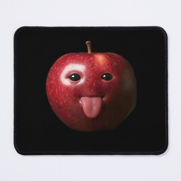 Item preview, AI Apple Tongue Out Brainrot Funny designed and sold by VividPrintsArt.