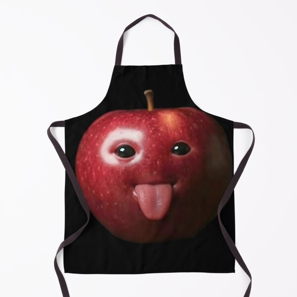 Item preview, AI Apple Tongue Out Brainrot Funny designed and sold by VividPrintsArt.