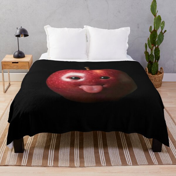 Item preview, AI Apple Tongue Out Brainrot Funny designed and sold by VividPrintsArt.