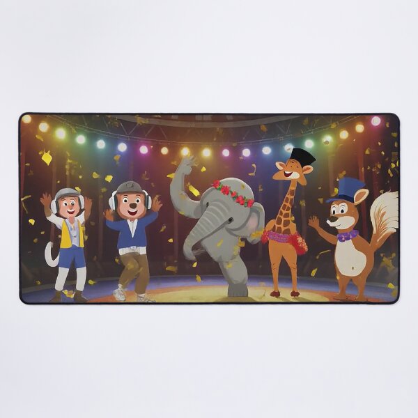 Item preview, Joyful Circus Animal Dance Party – Confetti and Colorful Lights Celebration designed and sold by MFMart.