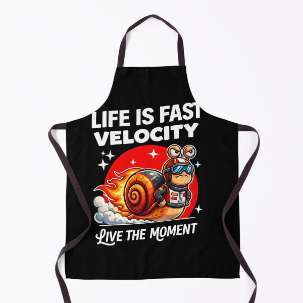Item preview, Life Is Fast Velocity Snail Racer Live The Moment designed and sold by Emmatshirt1.