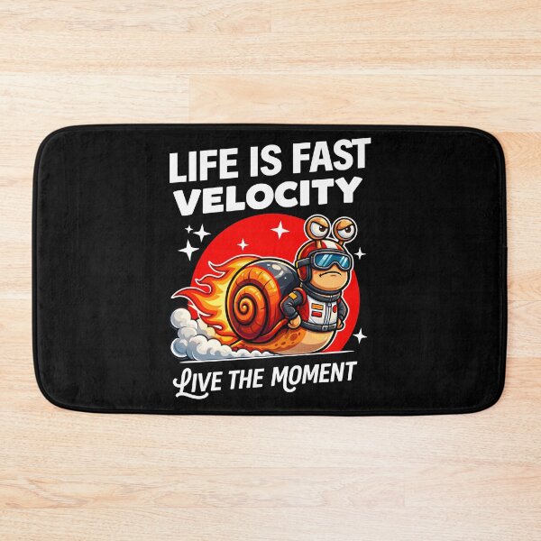 Item preview, Life Is Fast Velocity Snail Racer Live The Moment designed and sold by Emmatshirt1.