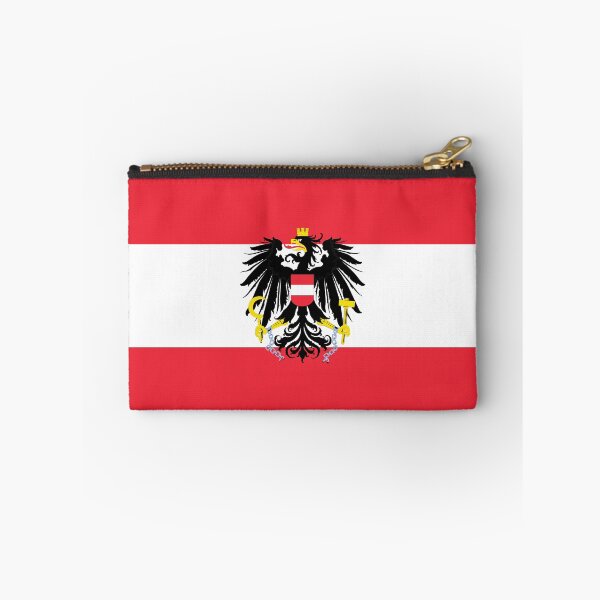 Item preview, Austrian flag with Coat of Arms designed and sold by Smaragdas.