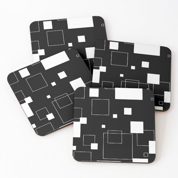 Item preview, Square pattern | White squares | White stripes | Dynamic background designed and sold by dfly-creations.