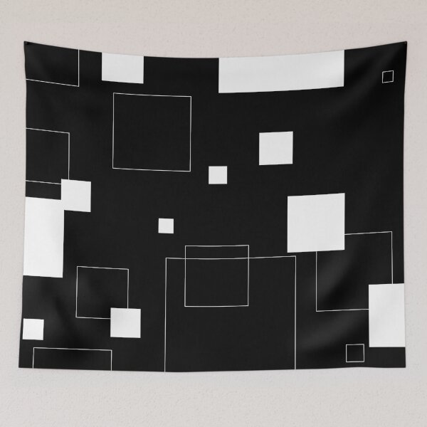 Item preview, Square pattern | White squares | White stripes | Dynamic background designed and sold by dfly-creations.