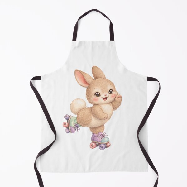 Item preview, Pastel Bunny on Roller Skates – Cute Babycore Kawaii Nursery Illustration designed and sold by SirensSageStone.