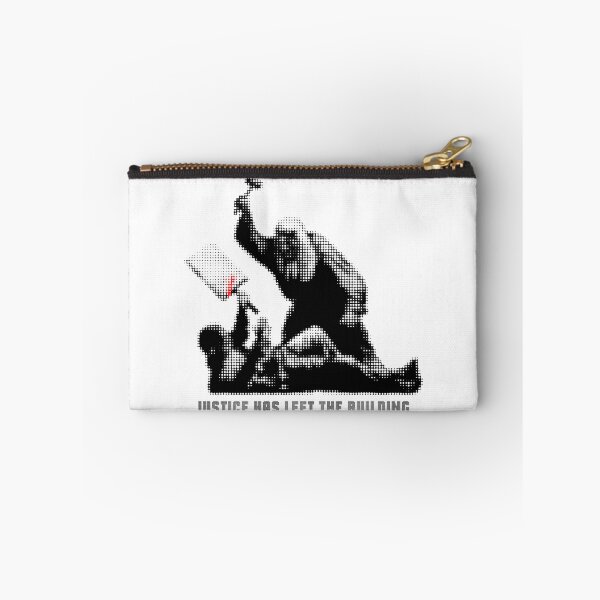 Item preview, JUSTICE HAS LEFT THE BUILDING. THE ROYAL COURTS OF JUSTICE- BANKSY. designed and sold by 5hertz.