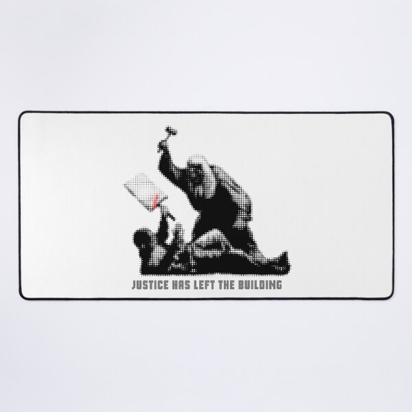 Item preview, JUSTICE HAS LEFT THE BUILDING. THE ROYAL COURTS OF JUSTICE- BANKSY. designed and sold by 5hertz.