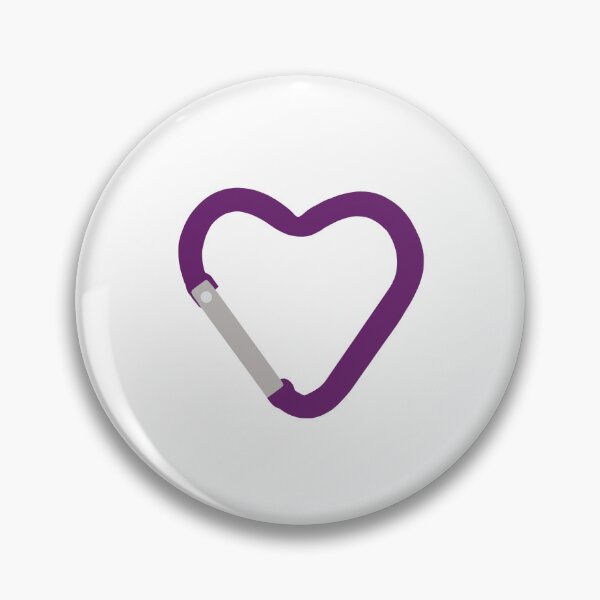 Item preview, Heart Carabiner Purple designed and sold by artbyjujube.