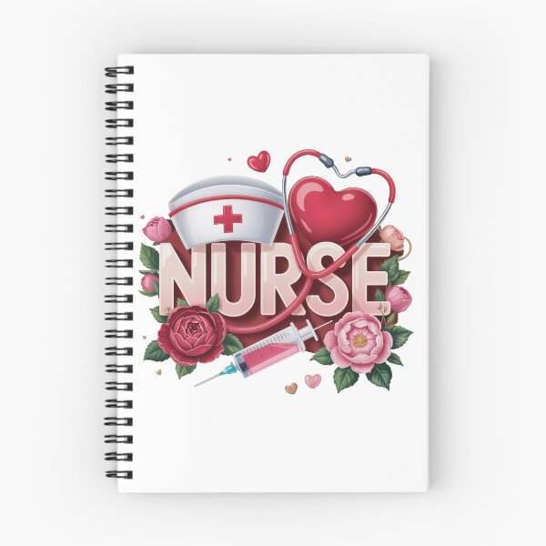 Item preview, Nurse Valentine Heart – Romantic Floral Medical Love Design designed and sold by SoftStyleStudio ⭐⭐⭐.