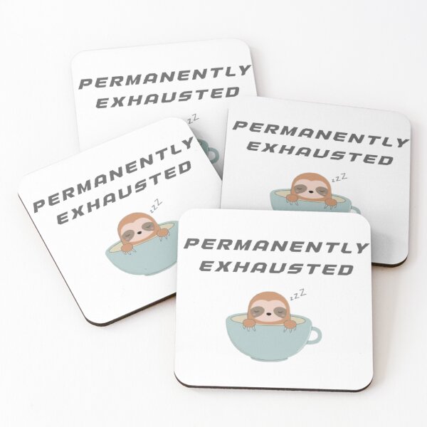 Item preview, Chronically Tired – Funny Exhausted Humor Quote designed and sold by TOGETHERINSIEME.