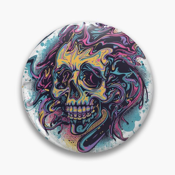 Item preview, Distorted Skull designed and sold by RisingWolfStudio.