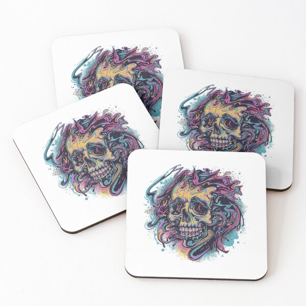 Item preview, Distorted Skull designed and sold by RisingWolfStudio.