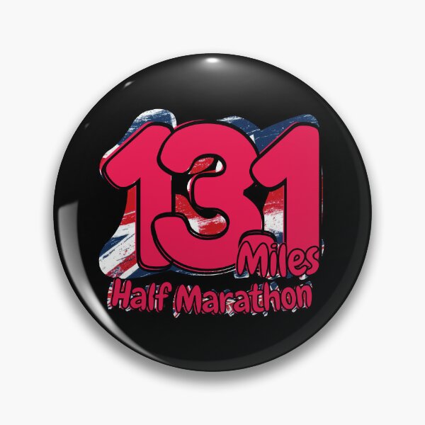 Artikelvorschau, Halbmarathon (13,1 Meilen) – Laufleistung – Vereinigtes Königreich – Power Pink entworfen und verkauft von NineSevenFour.