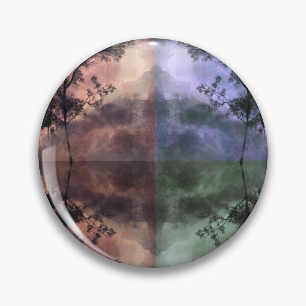 Item preview, Mystic reflection _ abstract tree symmetry in  four elements designed and sold by PapiloArt.