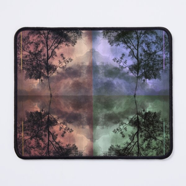 Item preview, Mystic reflection _ abstract tree symmetry in four elements designed and sold by PapiloArt.