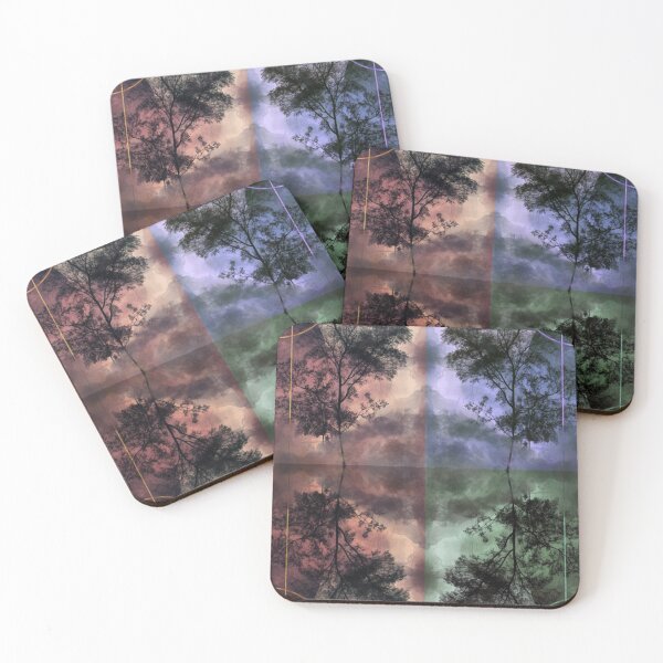 Item preview, Mystic reflection _ abstract tree symmetry in  four elements designed and sold by PapiloArt.