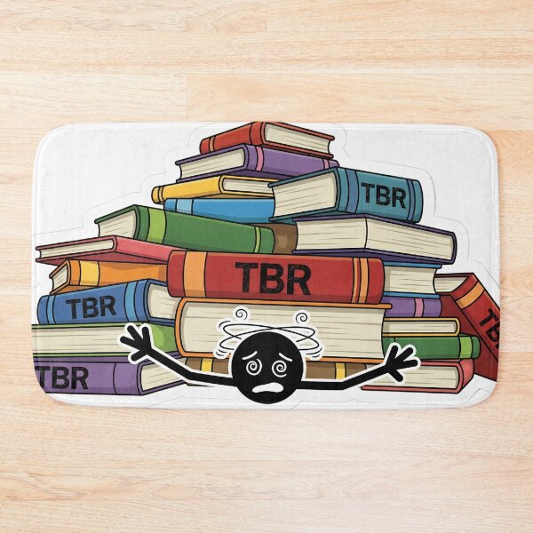 Item preview, The Infinite TBR Pile Crush - Funny Stickman Book Lover Meme designed and sold by StickyGuys.