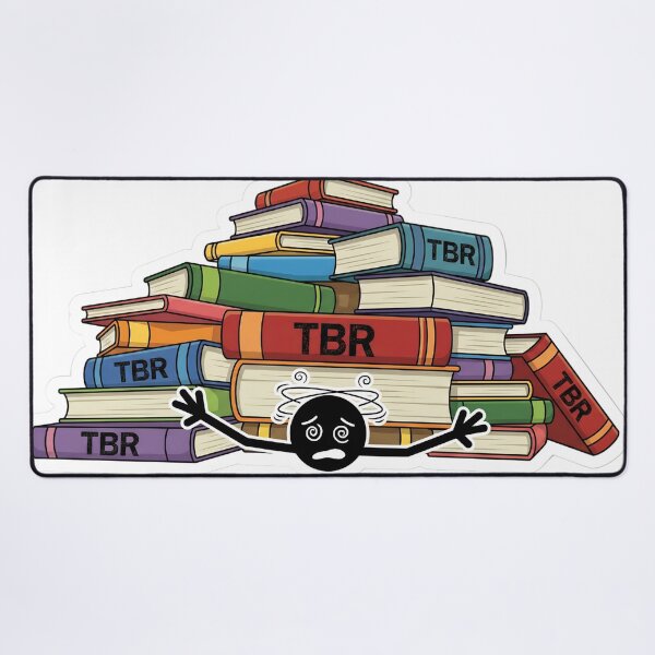 Item preview, The Infinite TBR Pile Crush - Funny Stickman Book Lover Meme designed and sold by StickyGuys.