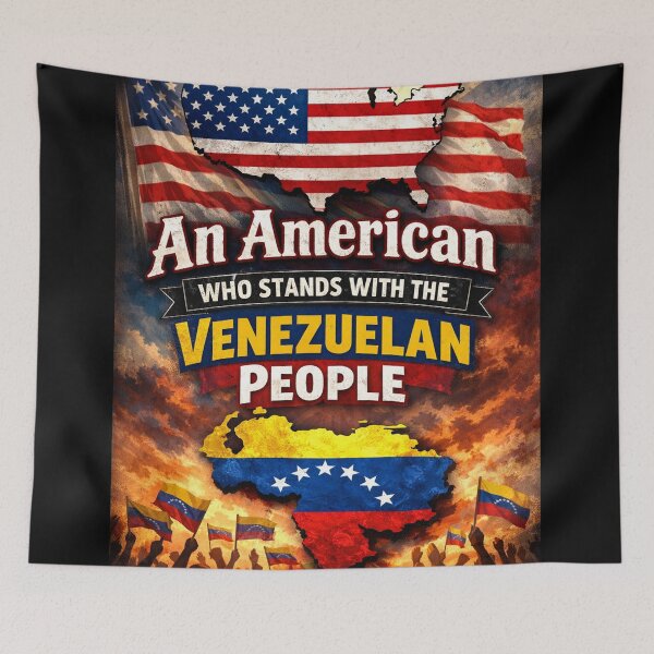 Item preview, An American Who Stands With the Venezuelan People designed and sold by MySheetMusicArt.