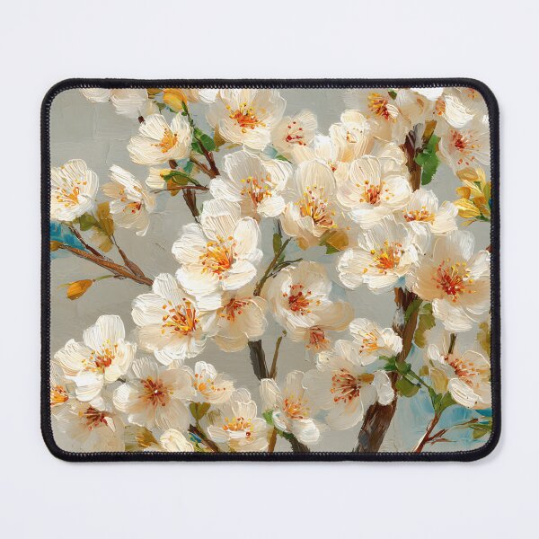 Item preview, Elegant Cherry Blossom Harmony in Soft Gold and Light designed and sold by daila70.