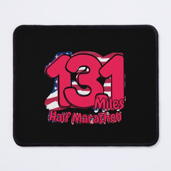 Item preview, Half Marathon 13.1 Miles Running Achievement - United States - Power Pink designed and sold by NineSevenFour.