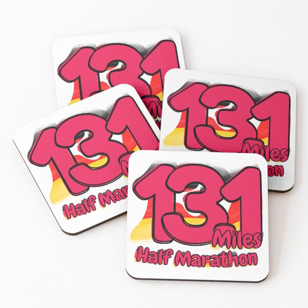 Item preview, Half Marathon 13.1 Miles Running Achievement - Germany - Power Pink designed and sold by NineSevenFour.