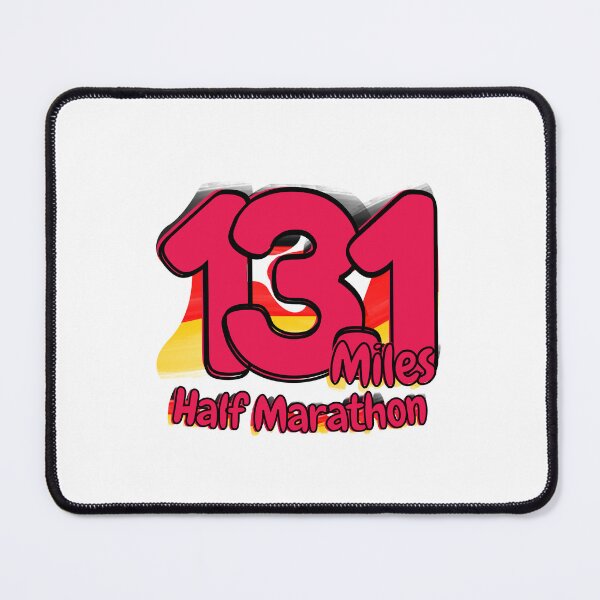 Aperçu de l'œuvre Semi-marathon 21,1 km (13,1 miles) - Performance en course à pied - Allemagne - Rose Pouvoir créée et vendue par NineSevenFour.