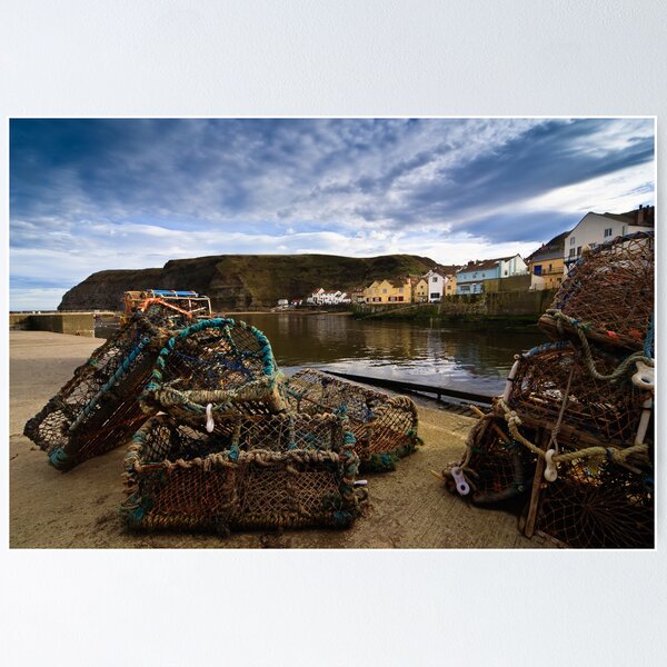 Item preview, Staithes Harbour designed and sold by David Lewins.