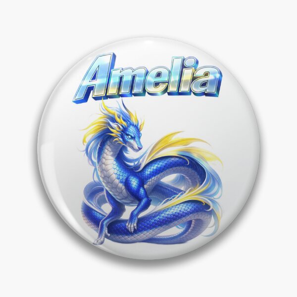 Item preview, Amelia Year of the Dragon Eastern Zodiac Power Wisdom Design designed and sold by AlexLineArt.