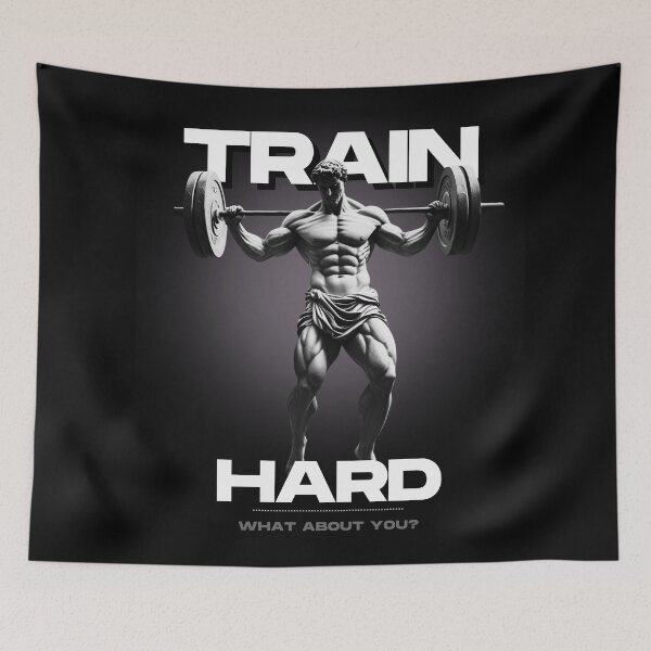 Item preview, Train Hard — Iconic Strength Circle Edition designed and sold by TrainHardCo.