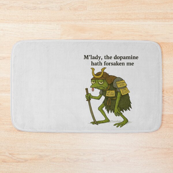 Item preview, Dopamine Samurai – Medieval Frog of Emotional Burnout designed and sold by Williams Anderson.