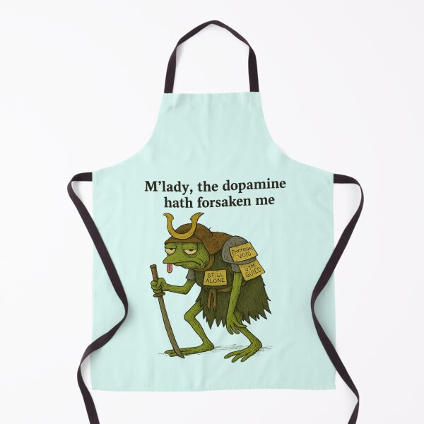 Item preview, Dopamine Samurai – Medieval Frog of Emotional Burnout designed and sold by Williams Anderson.