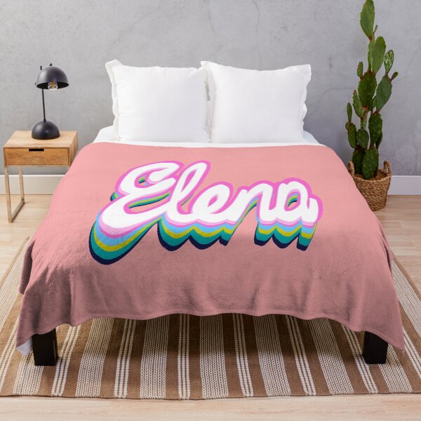 Item preview, Elena name personalised custom name in cursive white designed and sold by Artonmytee.