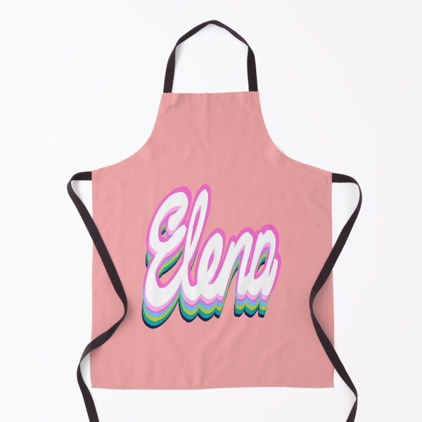 Item preview, Elena name personalised custom name in cursive white designed and sold by Artonmytee.